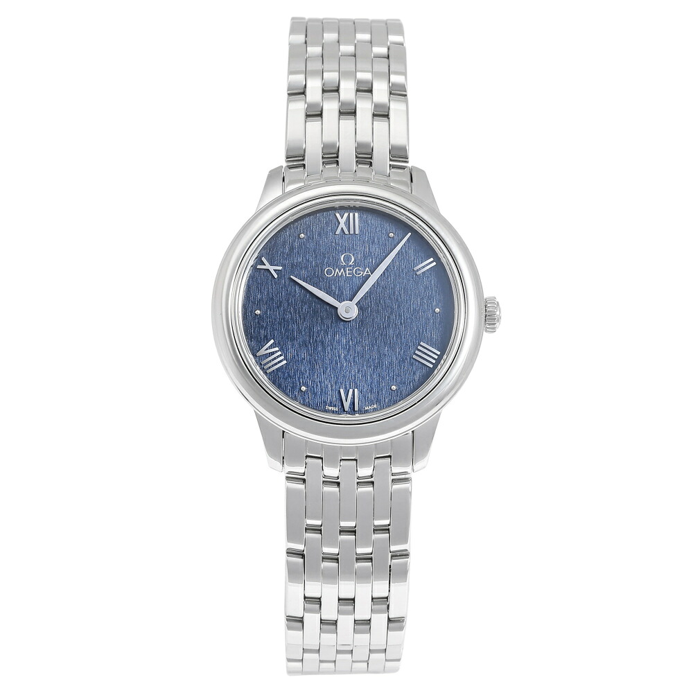 オメガ OMEGA デ・ヴィル プレステージ 27.5 MM 434.10.28.60.03.002 ブルー文字盤 新品 腕時計 レディース ウォッチ Watch 送料無料 ラッピング無料｜ジェムキャッスルゆきざきLadies