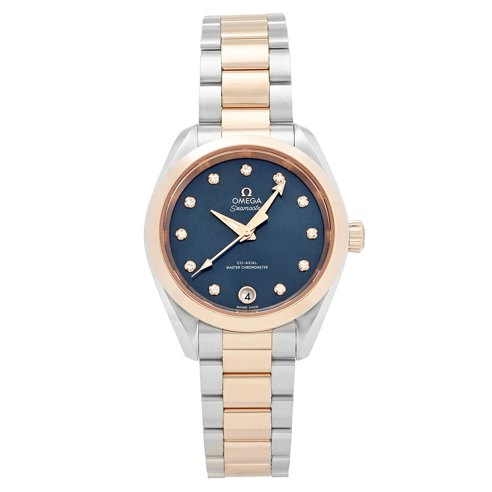 オメガ OMEGA シーマスター アクアテラ 150M 220.20.34.20.53.001 ブルー文字盤 新品 腕時計 レディース ウォッチ Watch 送料無料 ラッピング無料|ジェムキャッスルゆきざきLadies