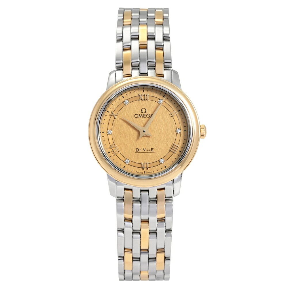 オメガ OMEGA デ・ヴィル プレステージ 424.20.27.60.58.004 シャンパン文字盤 新品 腕時計 レディース｜ジェムキャッスルゆきざきLadies 242,500円