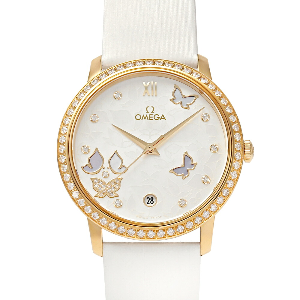 オメガ OMEGA デ・ヴィル プレステージ バタフライ 424.57.37.20.55.001 ホワイト文字盤 新品 腕時計 レディース ウォッチ Watch 送料無料 ラッピング無料｜ジェムキャッスルゆきざきLadies