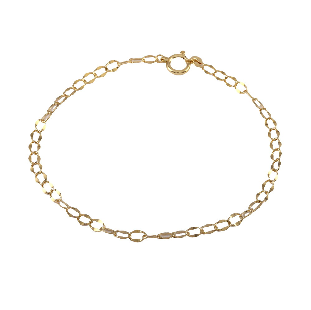 K18イエローゴールド チェーン ブレスレット バングル Bracelet 18金 18K YG 送料無料 ラッピング無料 Bangle｜ジェムキャッスルゆきざきLadies 45,000円