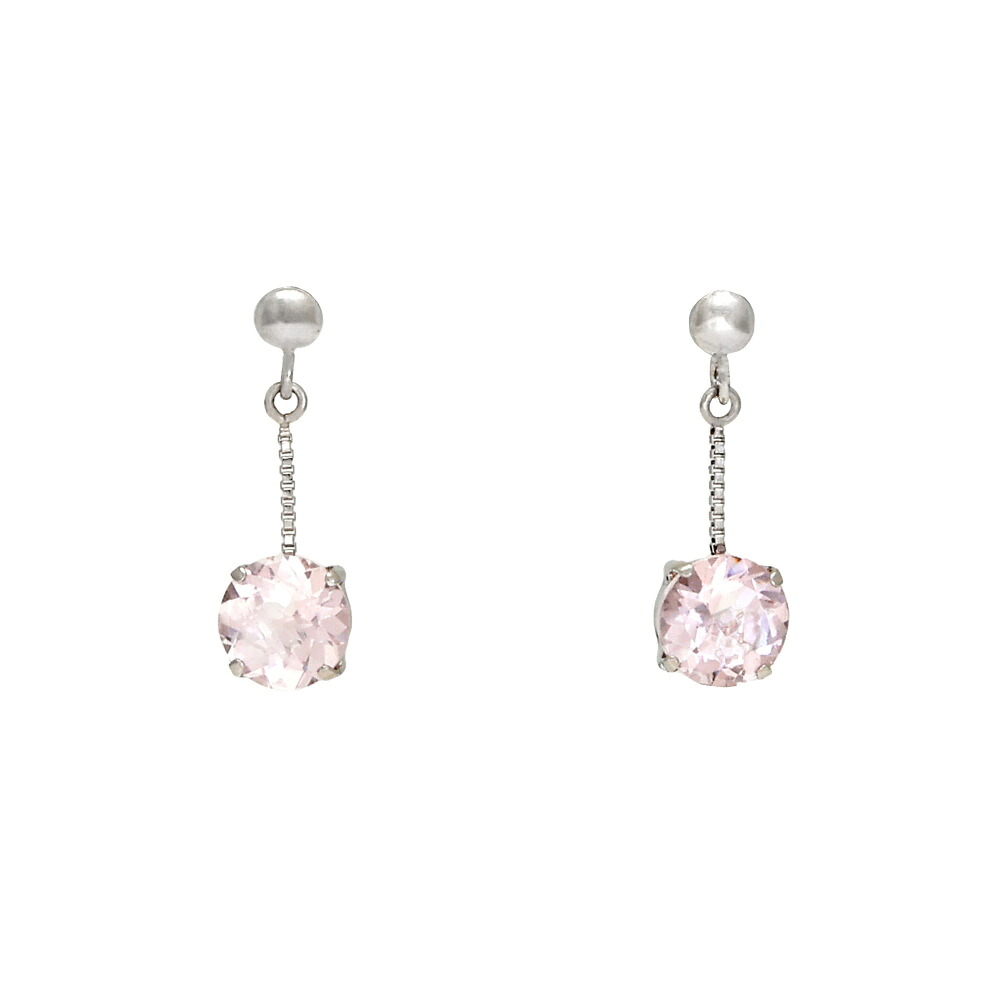 プラチナ900 モルガナイト ピアス Pierce イヤリング Pt900 送料無料 ラッピング無料 指輪 Ring Earring｜ジェムキャッスルゆきざきLadies