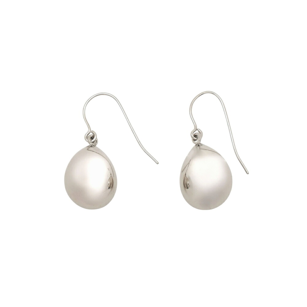 K18ホワイトゴールド ジガネ ピアス|ジェムキャッスルゆきざきLadies