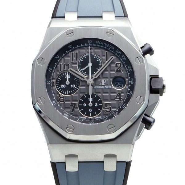 オーデマ ピゲ Audemars Piguet ロイヤル樫オフショア クロノグラフ st Oo A104cr 01 薄墨字母円板 中古 才腕時計 メンズ オーデマ ピゲ Audemars Piguet ロイヤルオークオフショア クロノグラフ st Oo A104cr 01 グレー文字盤 中古 腕時計 メンズ Klubwino Pl