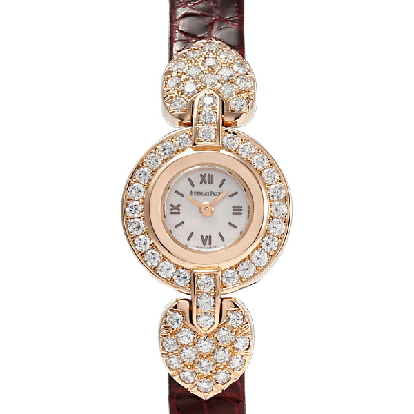 オーデマ・ピゲ AUDEMARS PIGUET 67118OR.ZZ.A009XX.01 ホワイト文字盤 中古 腕時計 レディース