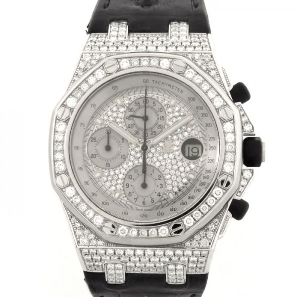 楽天市場 オーデマ ピゲ Audemars Piguet ロイヤルオークオフショア クロノグラフ ダイヤモンド bc Zz D002cr 01 全面ダイヤ文字盤 中古 腕時計 メンズ ジェムキャッスルゆきざき