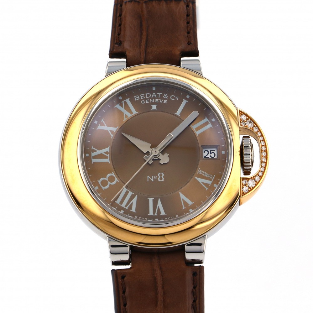 ベダ＆カンパニー BEDAT＆Co. No.8 NO.8コレクション B828.070.400 ブラウン文字盤 アウトレット 腕時計 レディース
