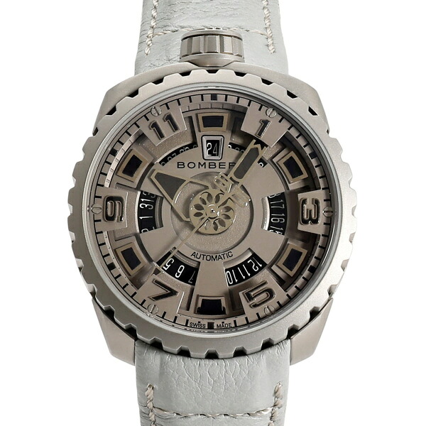 ボンバーグ BOMBERG 雄捩子68 薄墨色引っ敷き BS45ASS.045-6.3 薄墨色文字記号盤 ウォッチ メンズ