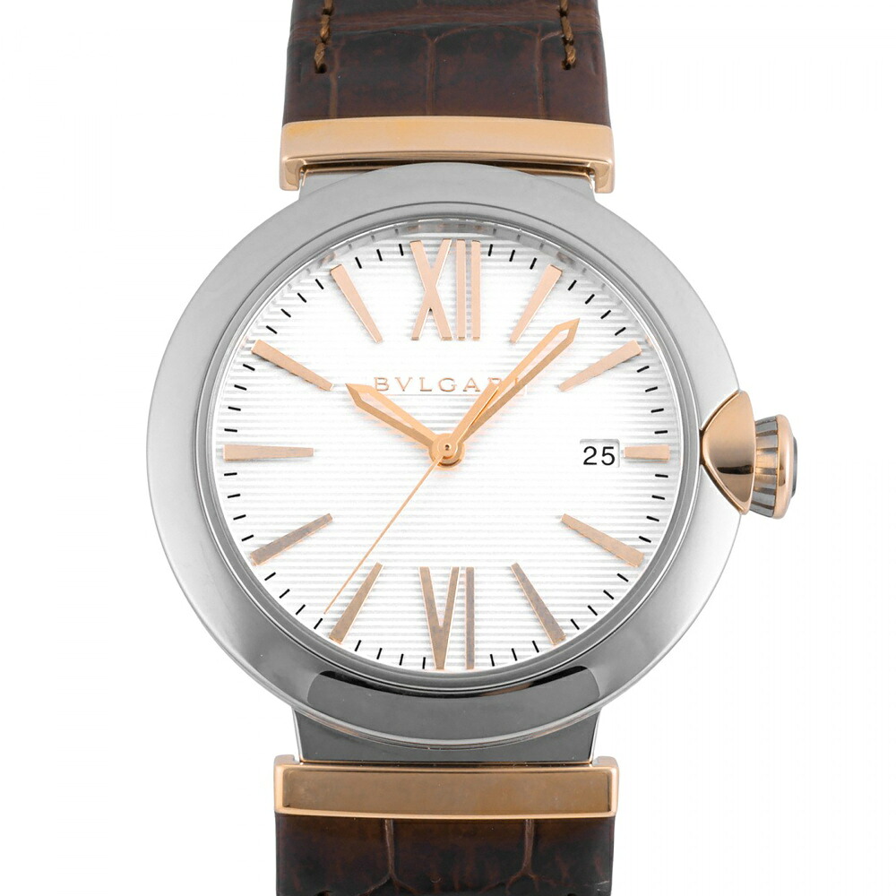 ブルガリ BVLGARI ルチェア 102571 LU40C6SSPGLD シルバー文字盤 新品 腕時計 メンズ