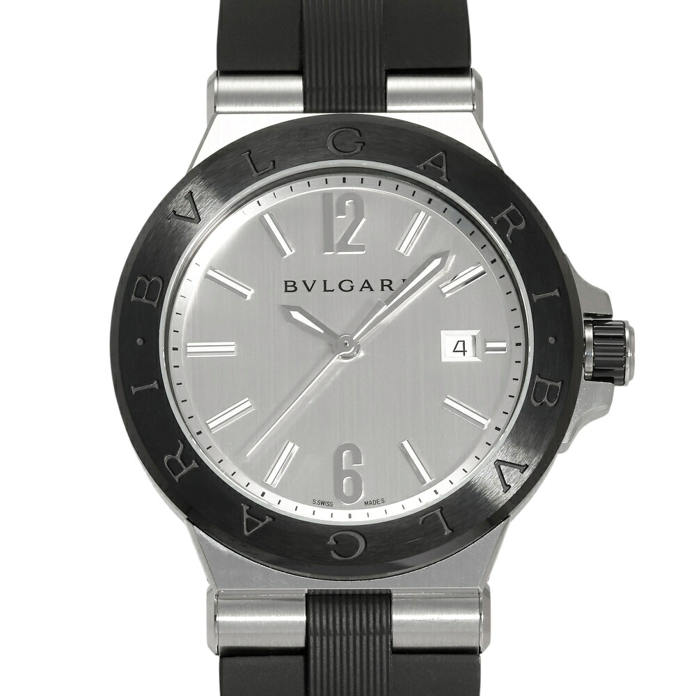 ブルガリ BVLGARI ディアゴノ DG42C6SCVD シルバー文字盤 新品 腕時計 メンズ|ジェムキャッスルゆきざき