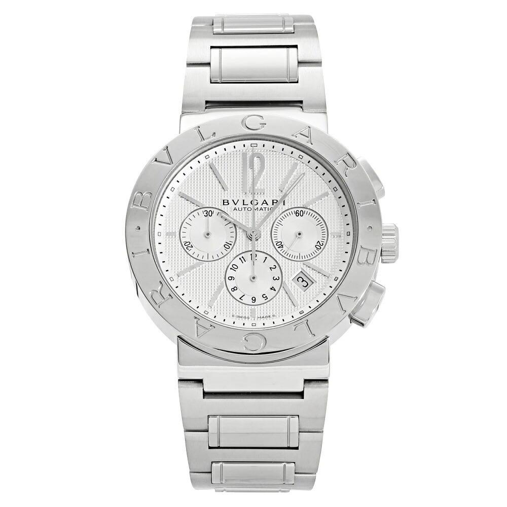 ブルガリ BVLGARI ブルガリブルガリ クロノグラフ 101559 BB42WSSDCH シルバー文字盤 新品 腕時計 メンズ