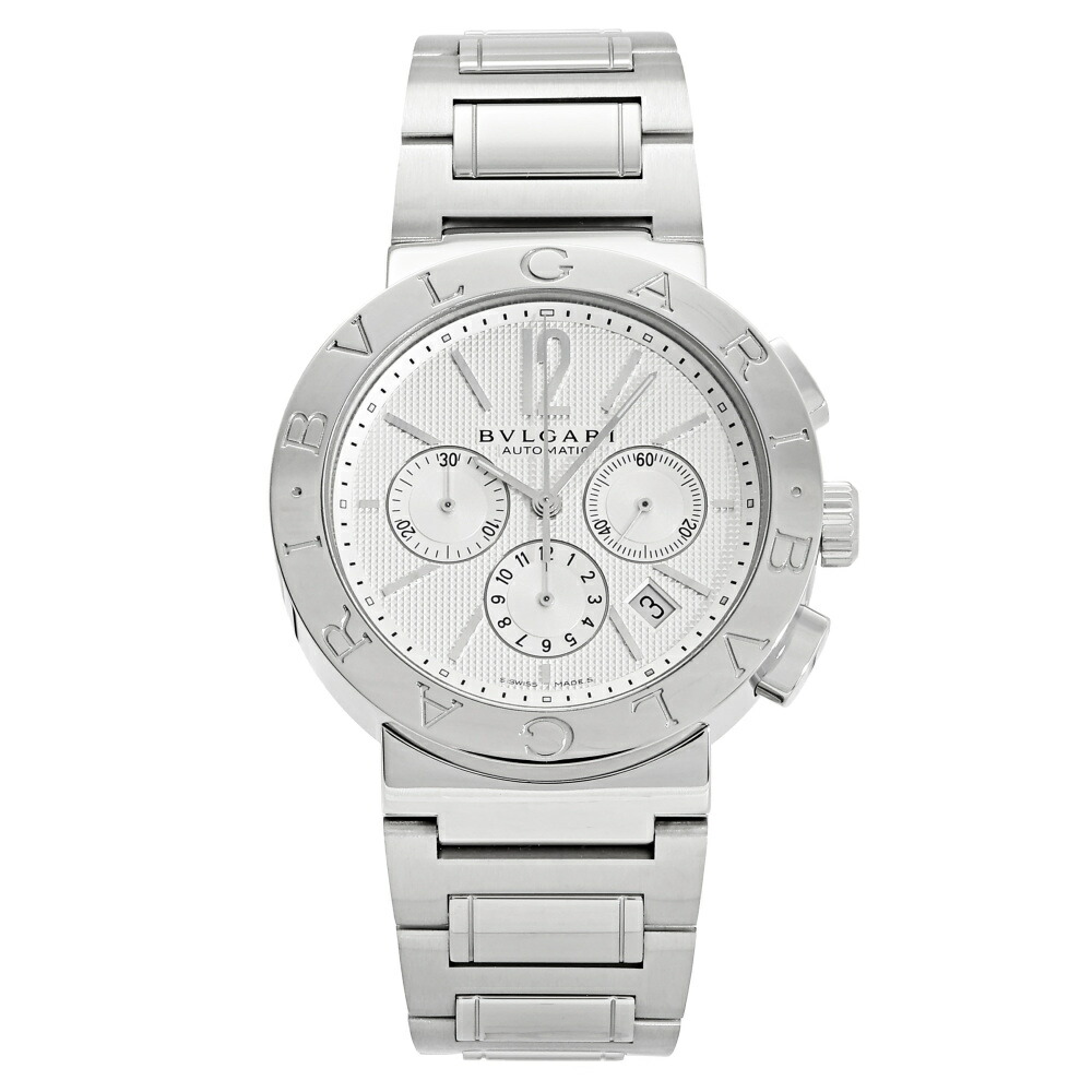 ブルガリ BVLGARI ブルガリブルガリ クロノグラフ 101559 BB42WSSDCH シルバー文字盤 新品 腕時計 メンズ