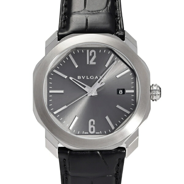 ブルガリ BVLGARI オクト ローマ 102855 OC41C5SLD グレー文字盤 新品 腕時計 メンズ
