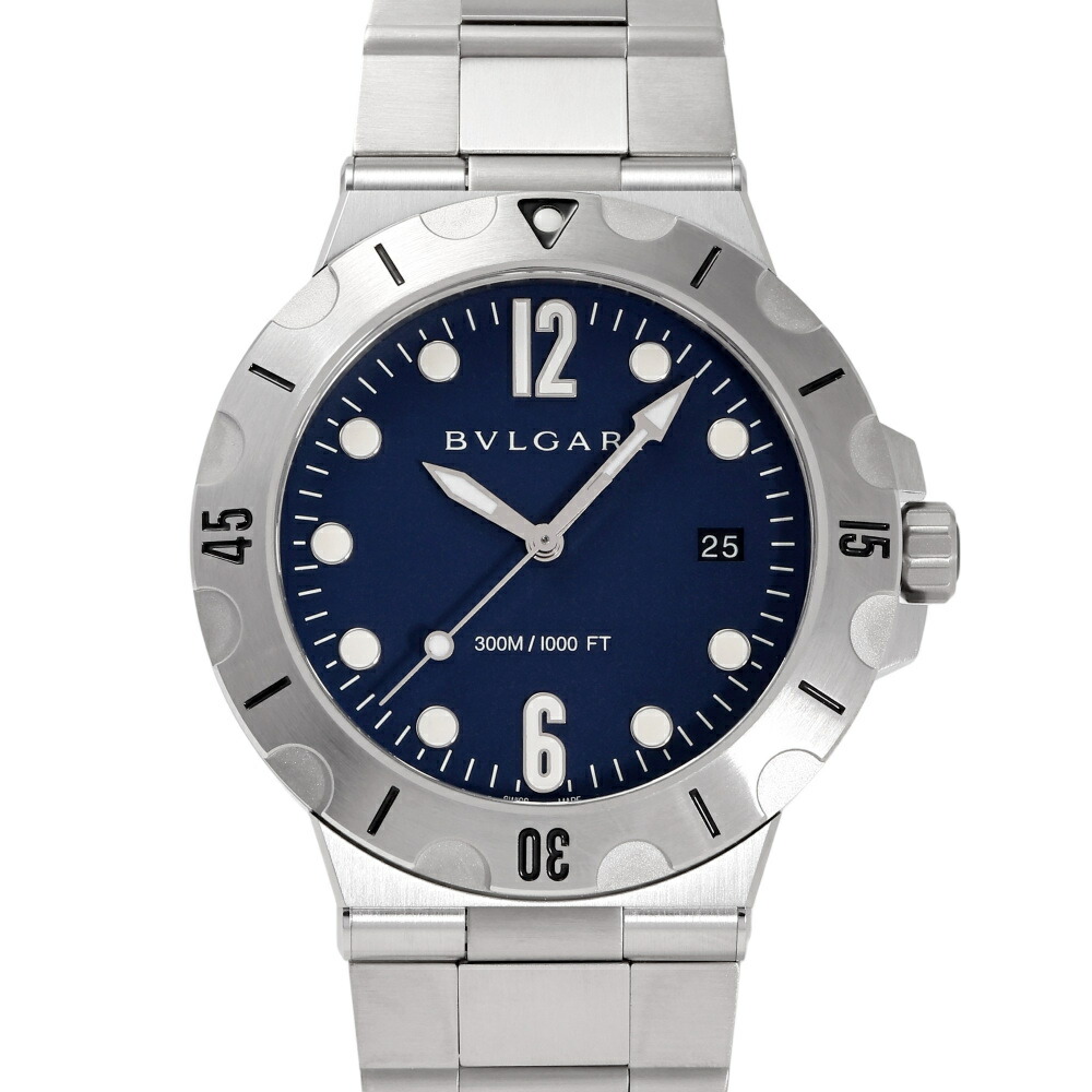 ブルガリ BVLGARI ディアゴノ プロフェッショナル スクーバ 102586 DP41C3SSSD ブルー文字盤 新品 腕時計 メンズ