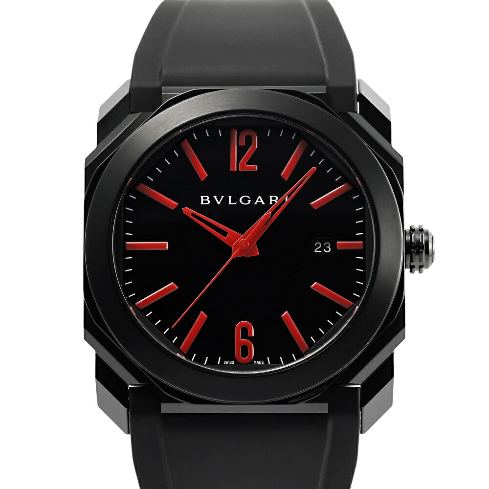ブルガリ BVLGARI オクト ウルトラネロ 102738 BGO41C9BSVD ブラック文字盤 新品 腕時計 メンズ｜ジェムキャッスルゆきざき