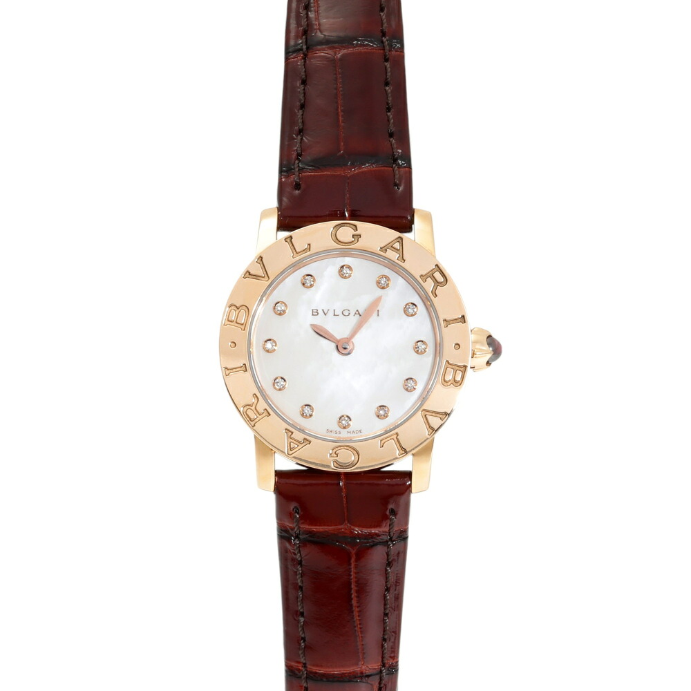 ブルガリ BVLGARI ブルガリブルガリ 102751 BBLP26WGLC11/12 ホワイト文字盤 新品 腕時計 レディース