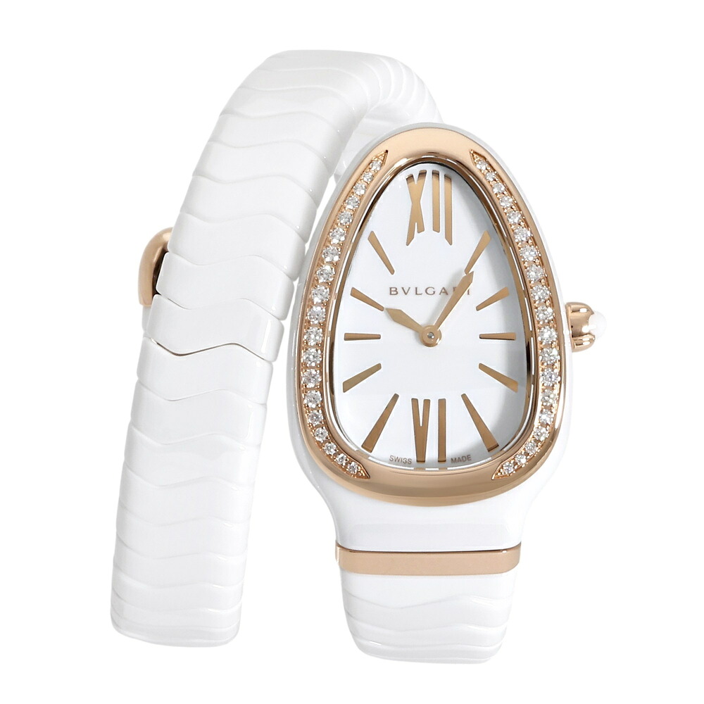 ブルガリ BVLGARI セルペンティ 102613 SPC35WGDWCGD1.1T ホワイト文字盤 新品 腕時計 レディース 1,680,000円
