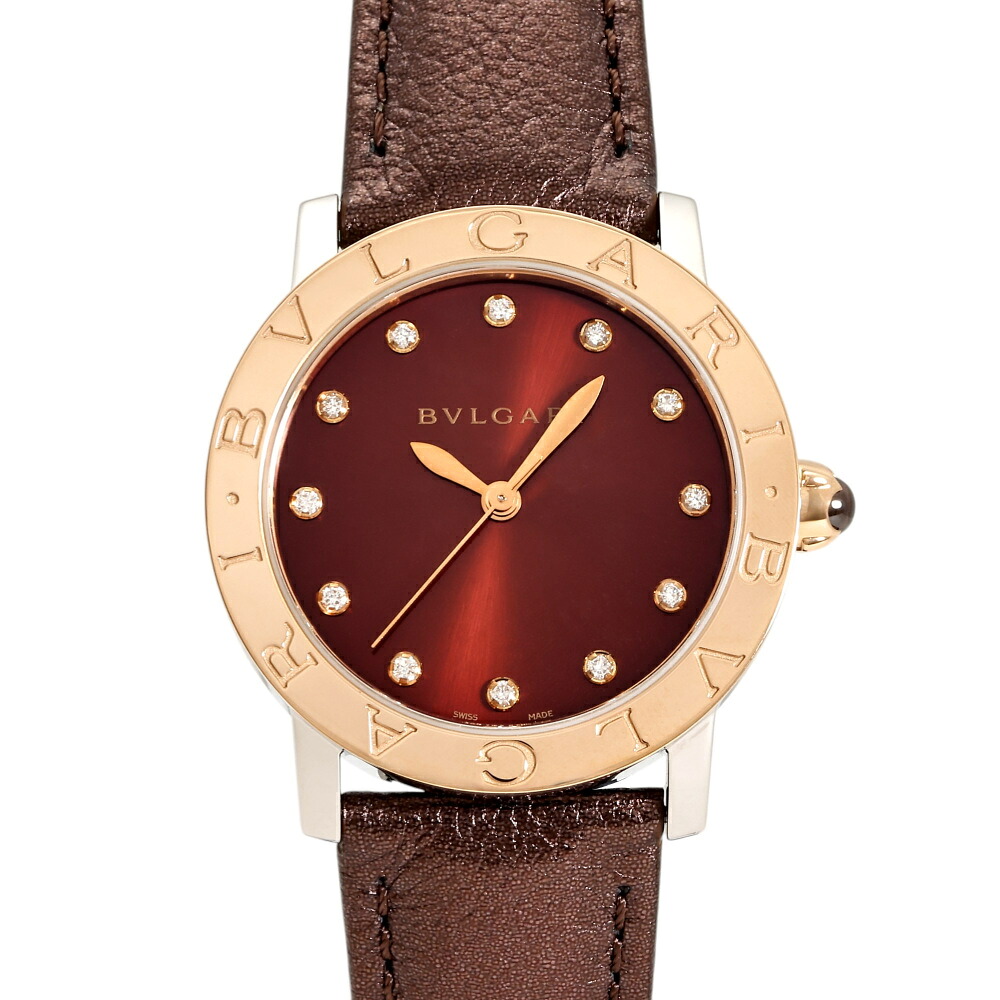 ブルガリ BVLGARI ブルガリブルガリ BB33C11SPGLC11/12X ブラウン文字盤 新品 腕時計 レディース