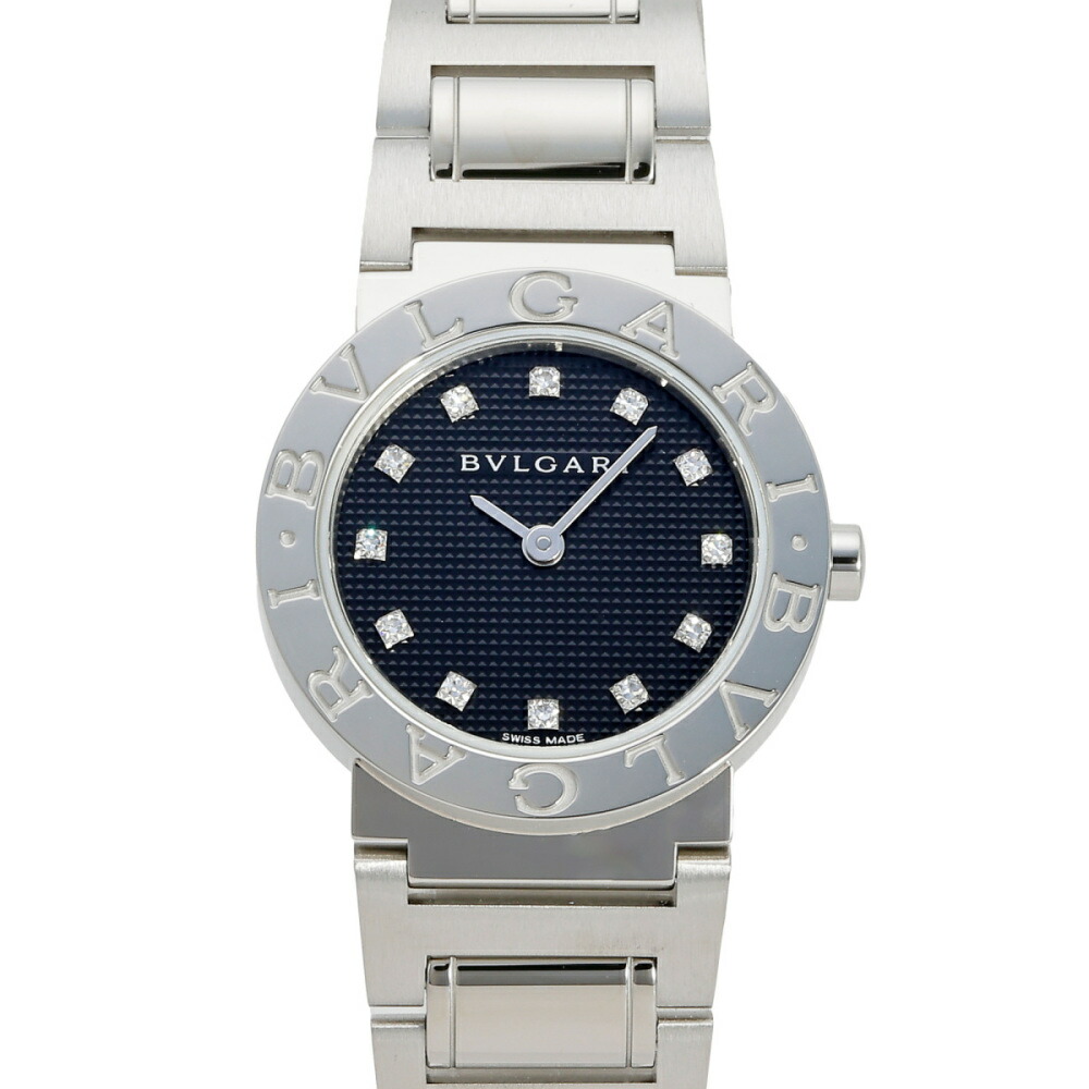 楽天市場】BVLGARI ブルガリブルガリ BB26SSd 黒文字盤 レディース