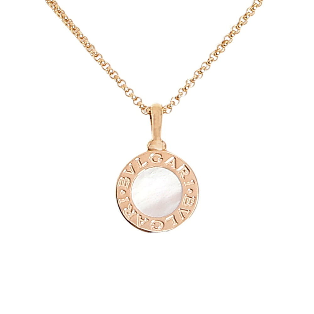 ブルガリ ブルガリブルガリ K18ピンクゴールド ネックレス 中古 BVLGARI ペンダント Necklace チェーン 18金 18K PG USED 中古品 ブランド品 美品 送料無料 ラッピング無料｜ジェムキャッスルゆきざき 112,500円