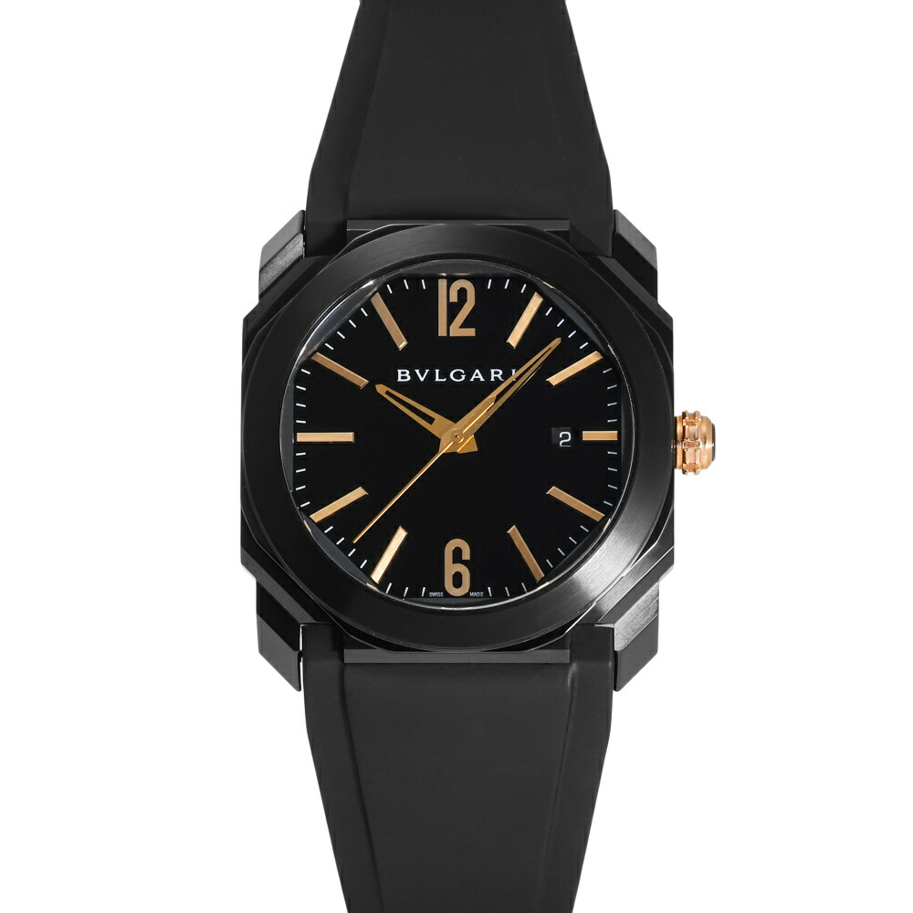 ブルガリ BVLGARI オクト ウルトラネロ 102581 BGO41BBSVD ブラック文字盤 新品 腕時計 メンズ