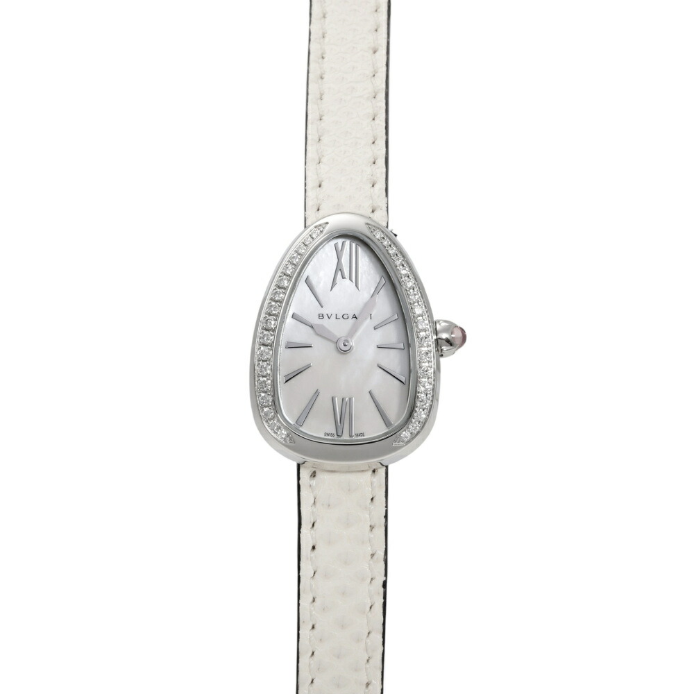 ブルガリ BVLGARI セルペンティ 102781 SPS27WSDL ホワイト文字盤 新品 腕時計 レディース