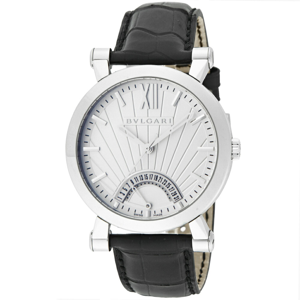 ブルガリ BVLGARI ソティリオ SB42WSLDR ホワイト文字盤 新品 腕時計 メンズ