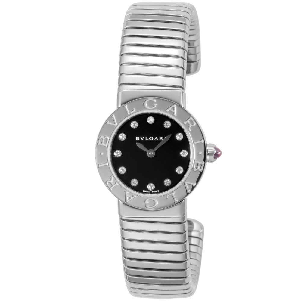 ブル小峡谷 BVLGARI ブルガリブルガリ BBL262TBSS12S 黒いこと文字記号盤 新品 ウオッチ レディース