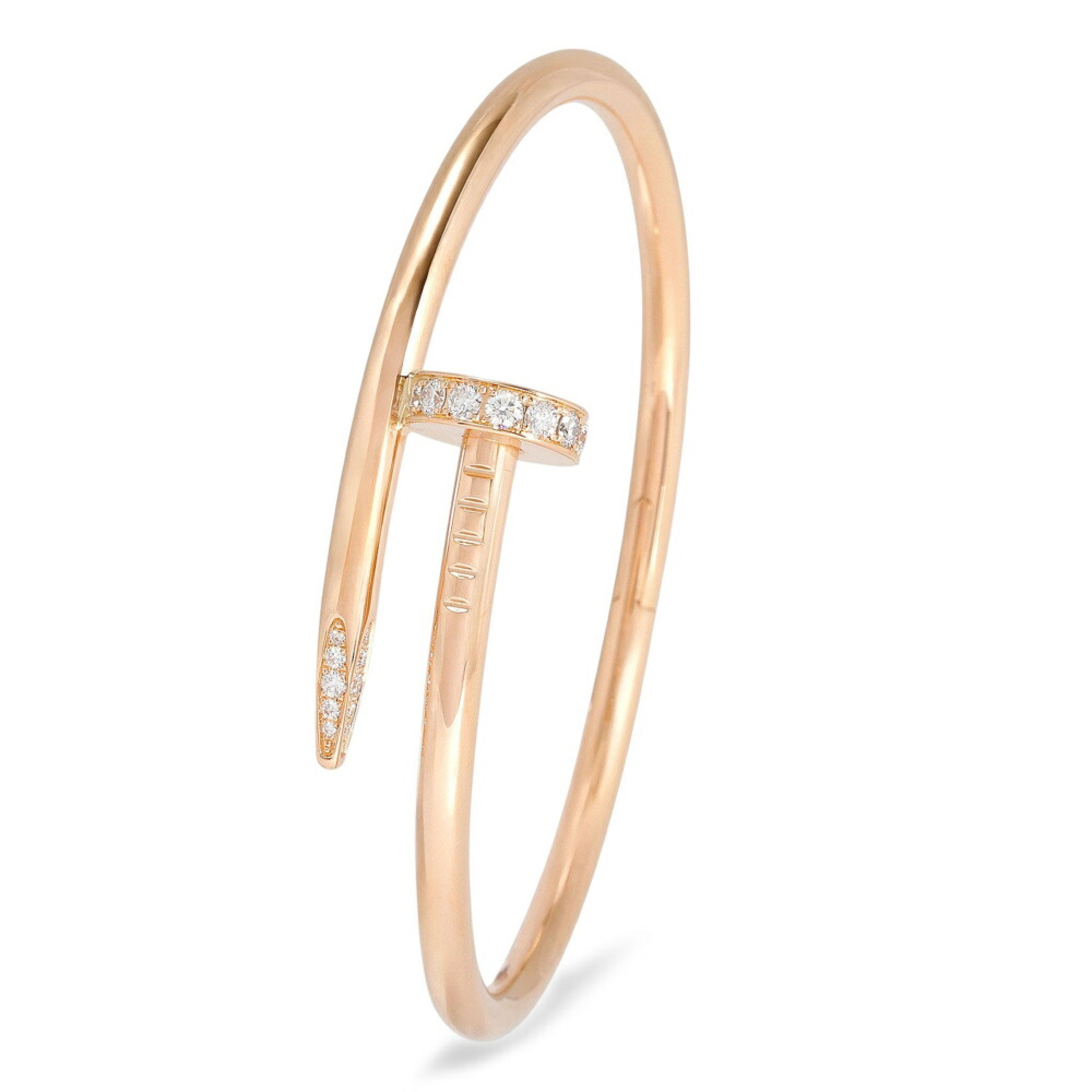 楽天市場】カルティエ ジュストアンクル フルパヴェ ダイヤモンド K18