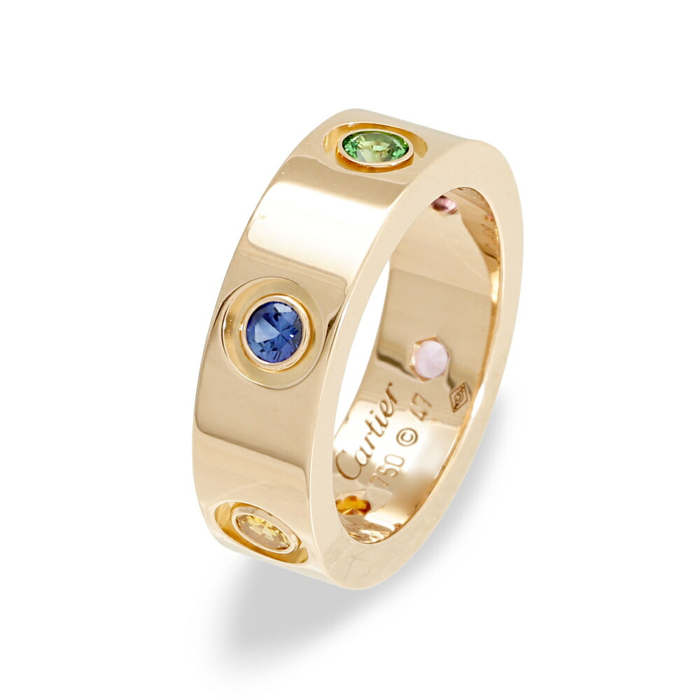 楽天市場】カルティエ 指輪 レディース ラブリング ハーフダイヤモンド