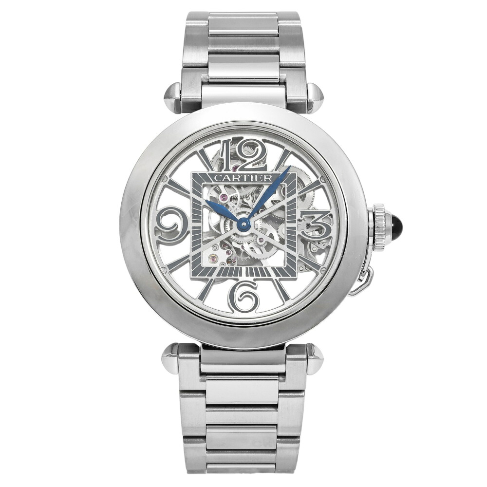 カルティエ Cartier パシャ ドゥ ウォッチ WHPA0007 シルバー/グレー文字盤 中古 腕時計 メンズ