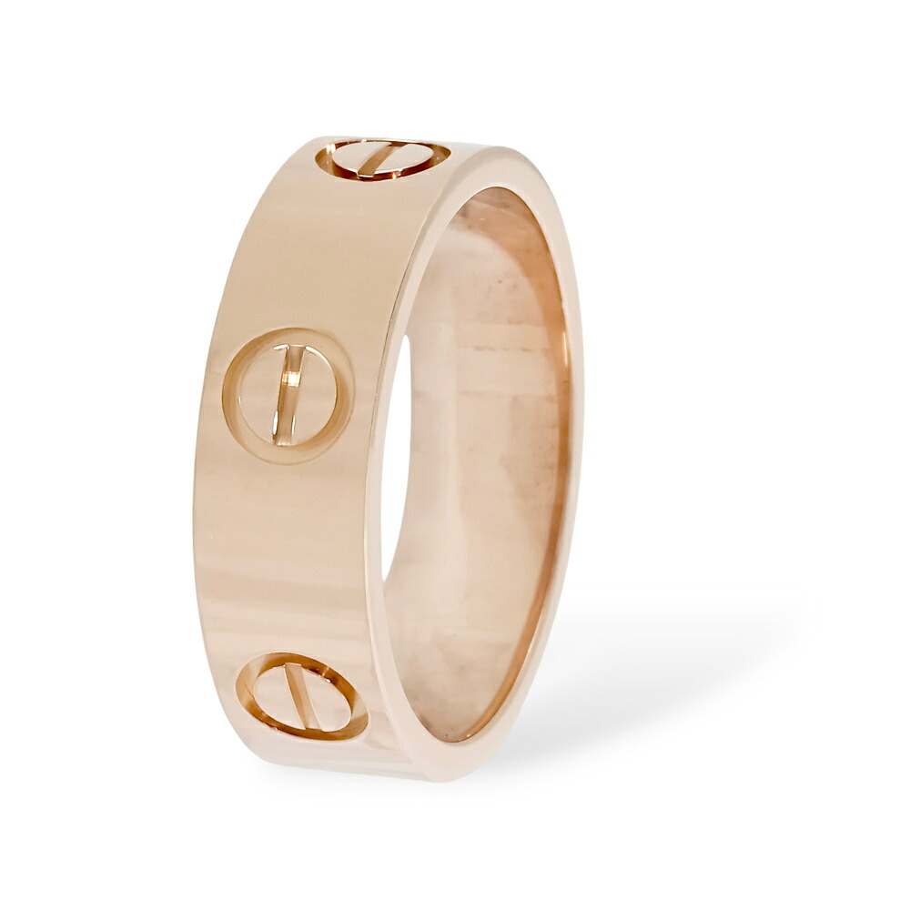 カルティエ ラブ クラシックモデル K18ピンクゴールド リング 中古 Cartier 指輪 Ring 18金 18K PG USED 中古品 ブランド品 美品 送料無料 ラッピング無料｜ジェムキャッスルゆきざき