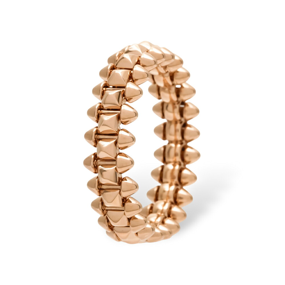 カルティエ クラッシュ ドゥ リング SM K18ピンクゴールド 中古 Cartier 指輪 Ring 18金 18K PG USED 中古品 ブランド品 美品 送料無料 ラッピング無料｜ジェムキャッスルゆきざき