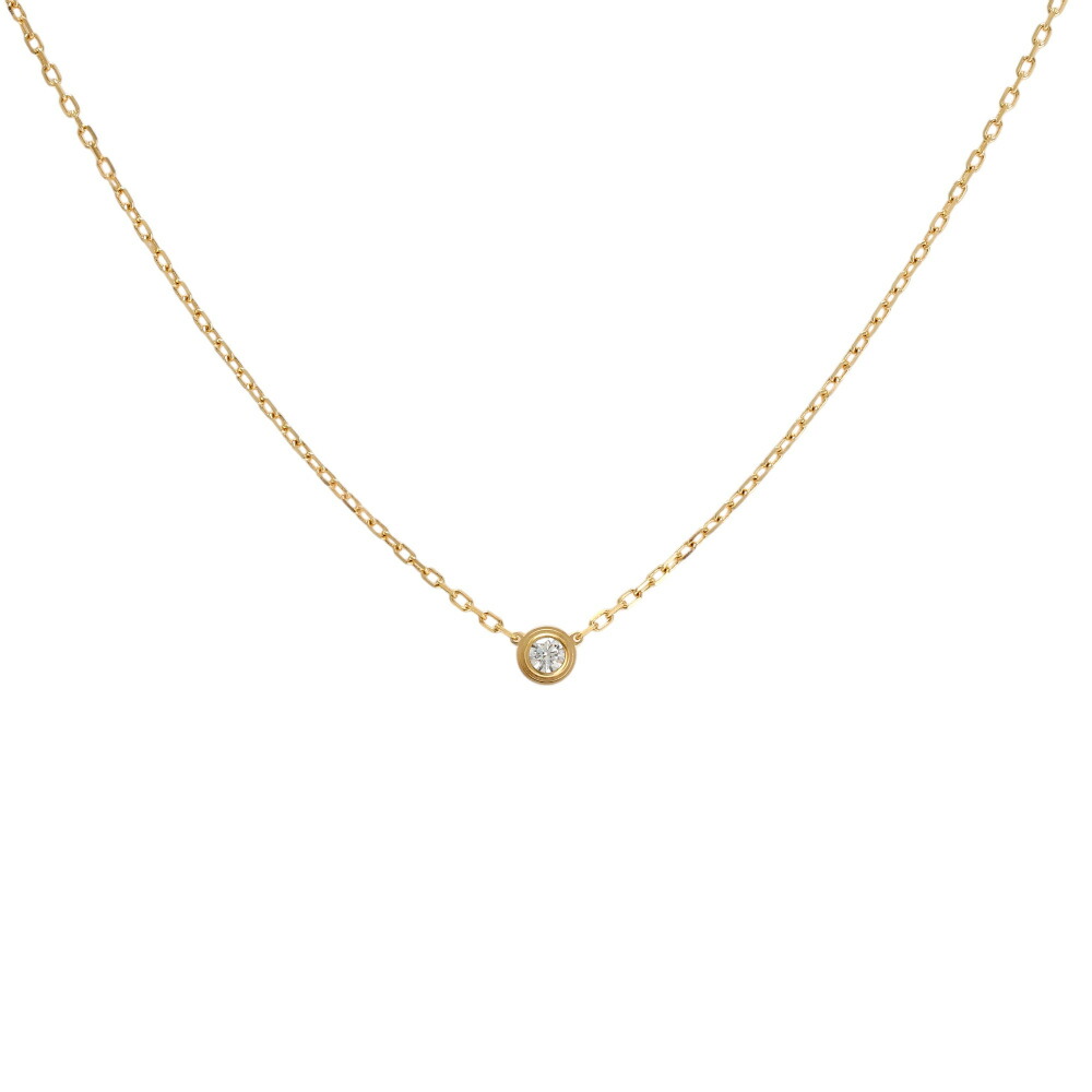 カルティエ ダムール(ディアマン レジェ) SM K18イエローゴールド ネックレス 中古 Cartier ペンダント Necklace チェーン 18金 18K YG USED 中古品 ブランド品 美品 送料無料 ラッピング無料 Pendant|ジェムキャッスルゆきざき