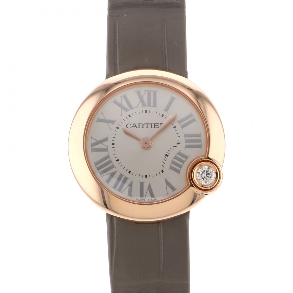 カルティエ Cartier バロンブラン ドゥ WGBL0005 シルバー文字盤 新品 腕時計 レディース