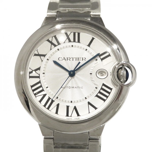 送料無料 一部地域を除く Cartier カルティエ バロンブルー メンズ 腕時計 新品 シルバー文字盤 Wz4 W Kalnica Eu