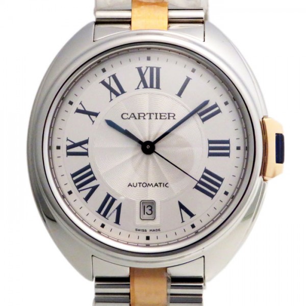 カルティエ Cartier クレ ドゥ W2CL0002 シルバー文字盤 アウトレット 腕時計 メンズ 431,200円