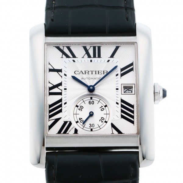 カルティエ Cartier タンク Mc Lm W シルバー文字盤 中古 腕時計 メンズ Bilalshahrour Fr