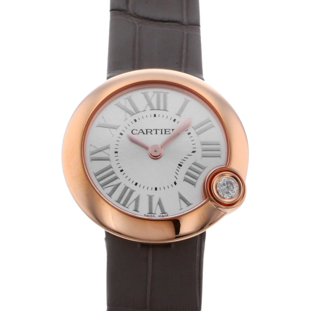 カルティエ Cartier バロンブラン ドゥ WGBL0005 シルバー文字盤 新品 腕時計 レディース
