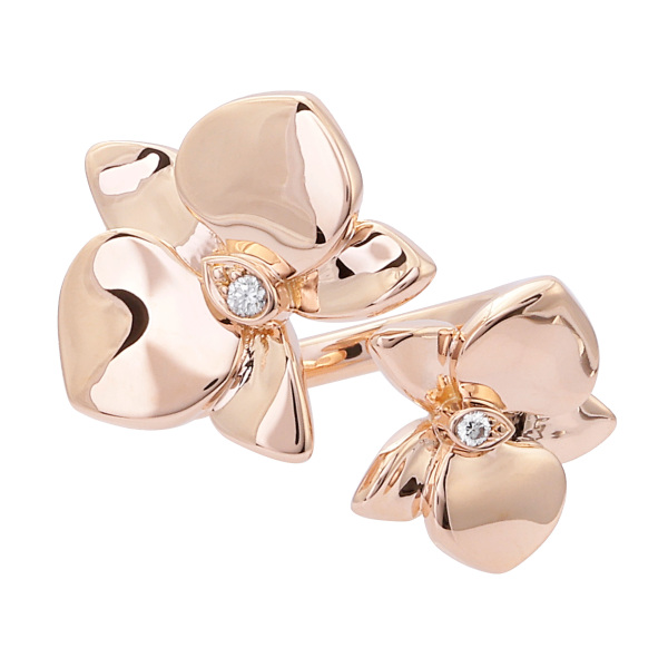 y*ツ様 超美品/カルティエ/カレスドルキデパル/ピンクサファイアK18YGピア カルティエ Cartier】ネックレス カレス ドルキデ パル ピンク
