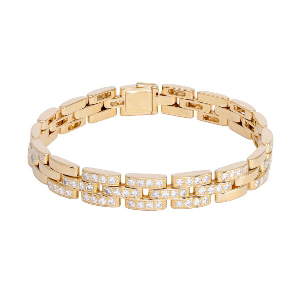 楽天市場】カルティエ ラニエール フルダイヤ K18イエローゴールド