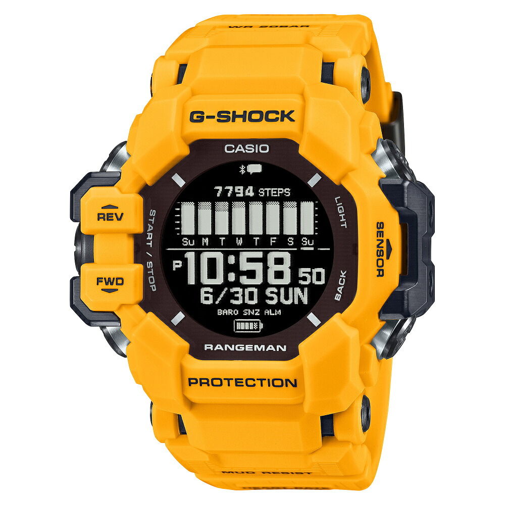 【正規品】カシオ CASIO Gショック MASTER OF G - LAND RANGEMAN GPR-H1000-9JR ブラック/ホワイト文字盤 新品 腕時計 メンズ｜ジェムキャッスルゆきざき