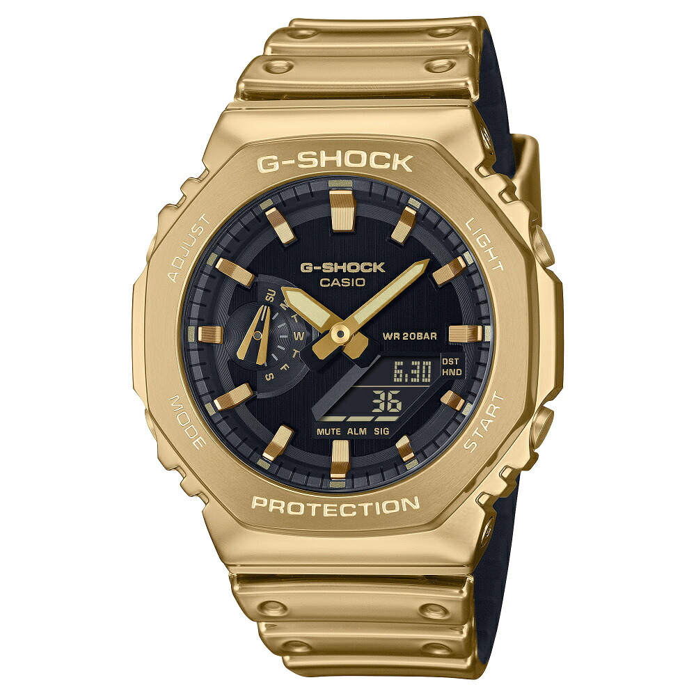 【正規品】カシオ CASIO Gショック FINE METALLIC SERIES ANALOG-DIGITAL 2100 Series GM-2100YMG-9AJF 新品 腕時計 メンズ