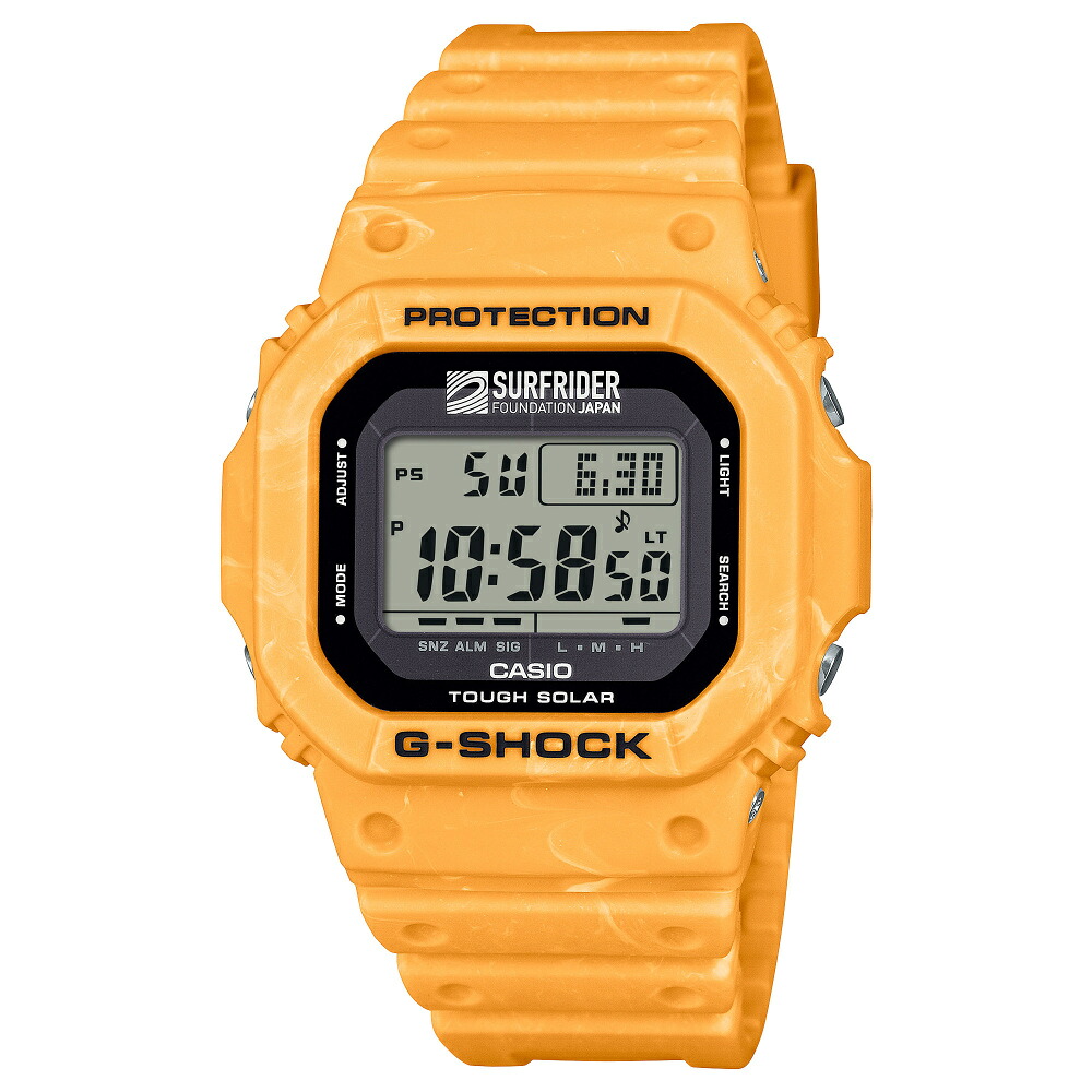 【正規品】カシオ CASIO Gショック SURFRIDER FOUNDATION JAPAN コラボレーションモデル G-5600SFJ-9JR ブラック文字盤 新品 腕時計 メンズ