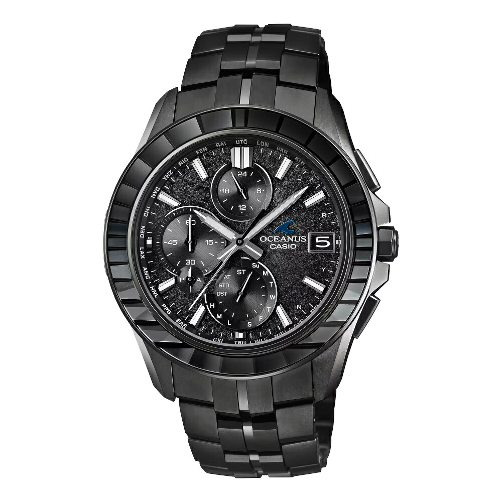 【正規品】カシオ CASIO オシアナス Manta S7000 Series 世界限定1,600本 OCW-S7000CN-1AJF ブラック文字盤 新品 腕時計 メンズ
