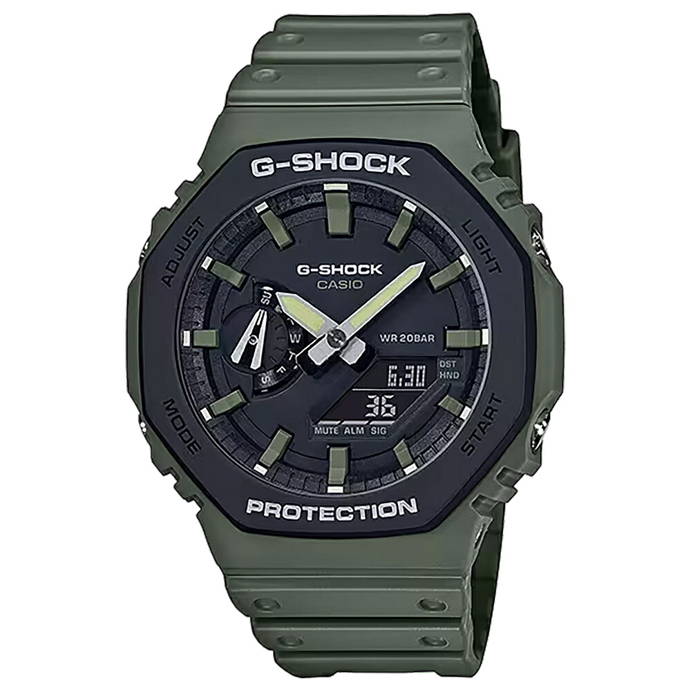 カシオ CASIO Gぼうぜん自失 2100 Series GA-2110SU-3AJF 黒いこと文字記号盤 ウオッチ メンズ