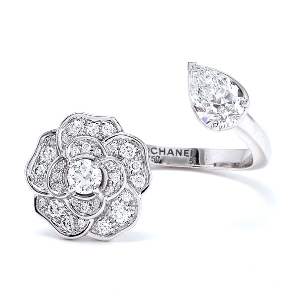 楽天市場】【中古】 CHANEL （シャネル） ｶﾒﾘｱ ﾘﾝｸﾞ 750WG