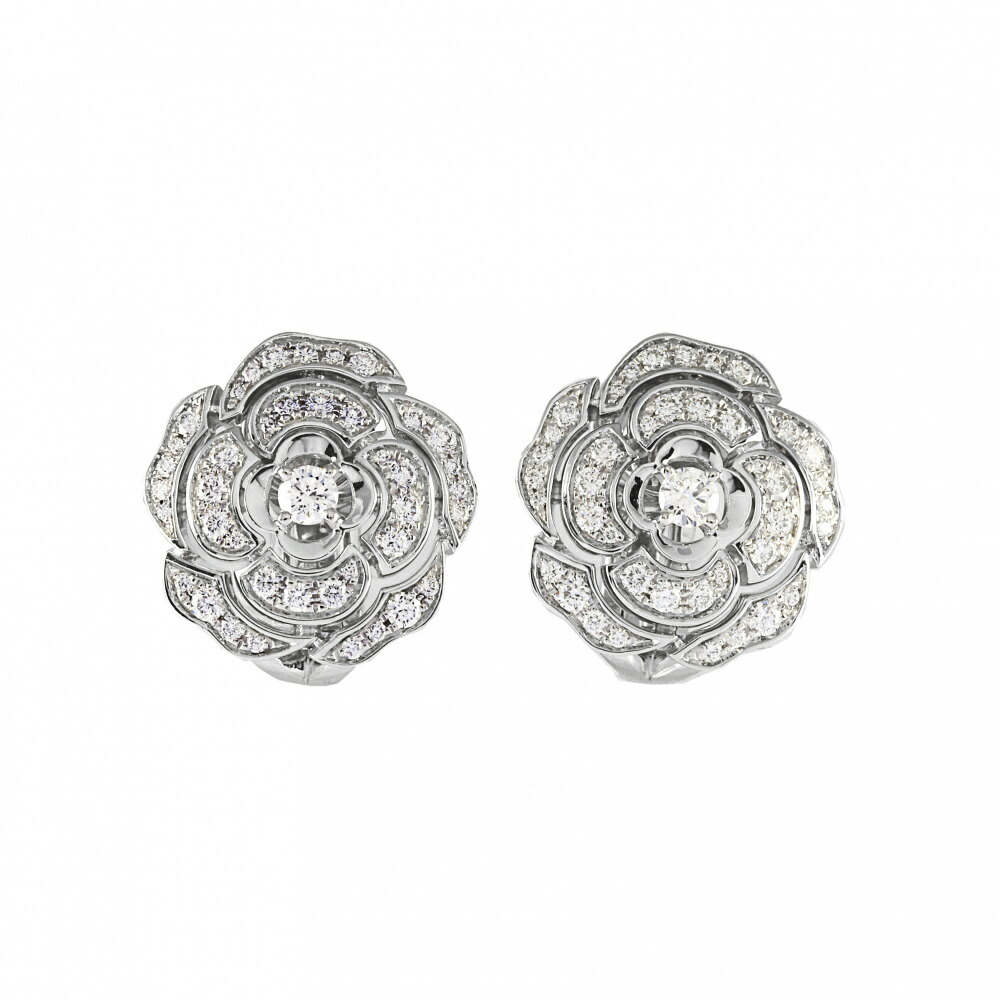 楽天市場】シャネル CHANEL ピアス カメリア スウィング ドロップ