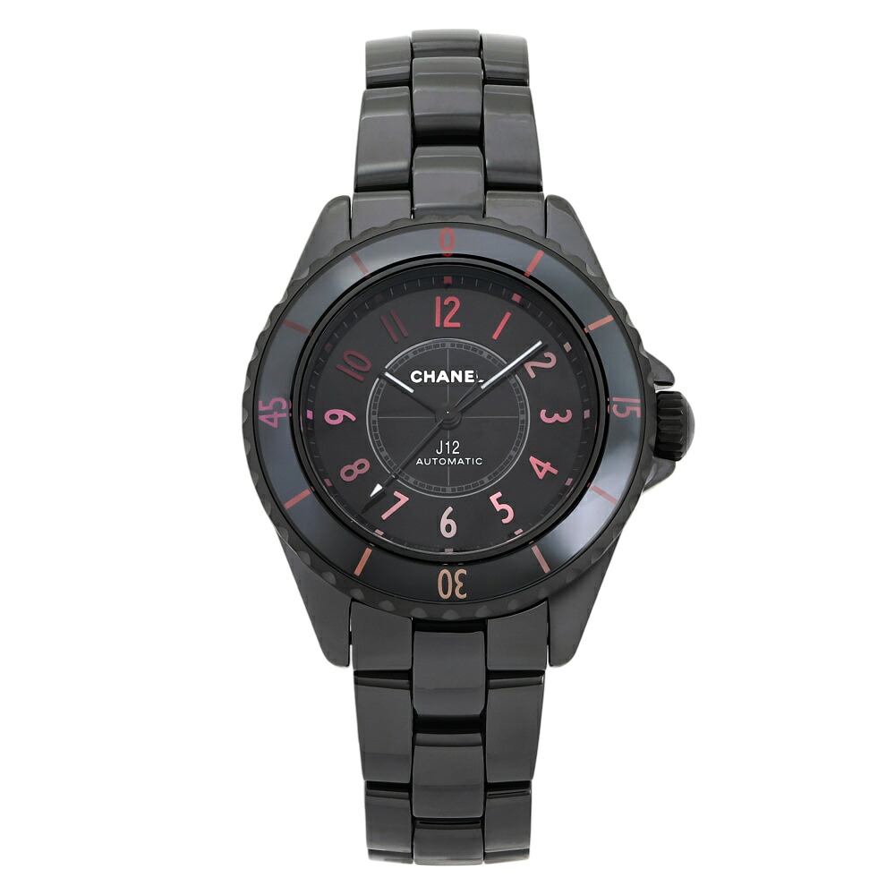 シャネル CHANEL J12 BLUSH 33mm H10311 ブラック文字盤 新品 腕時計 レディース｜ジェムキャッスルゆきざき