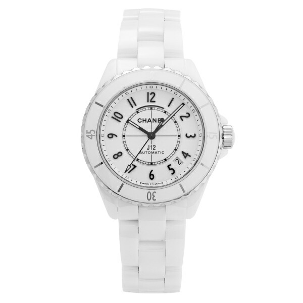 シャネル CHANEL J12 38mm H5700 ホワイト文字盤 中古 腕時計 メンズ